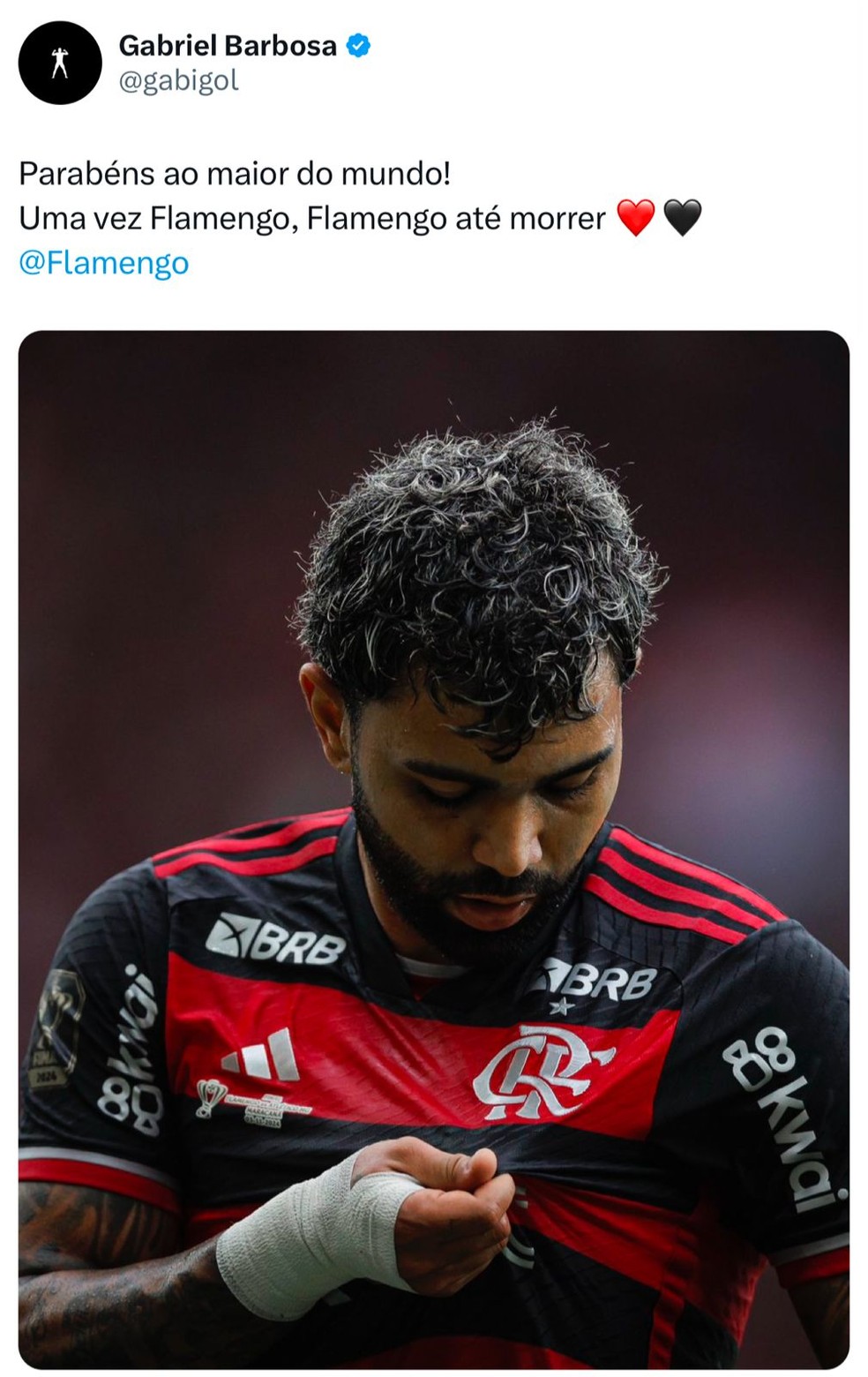 Gabigol e outros jogadores parabenizam Flamengo pelos 129 anos do clube | flamengo | ge