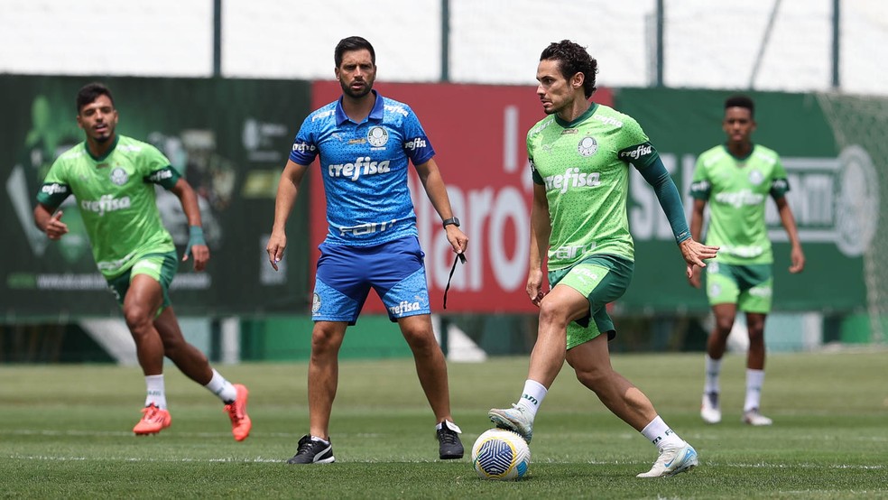 Escalação do Palmeiras: time faz treino técnico e de finalizações para enfrentar Cruzeiro | palmeiras | ge