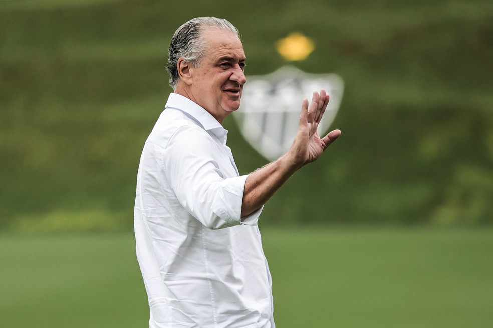 Presidente do Atlético-MG sobre Libertadores: "Tem um preto e branco na final" | atlético-mg | ge