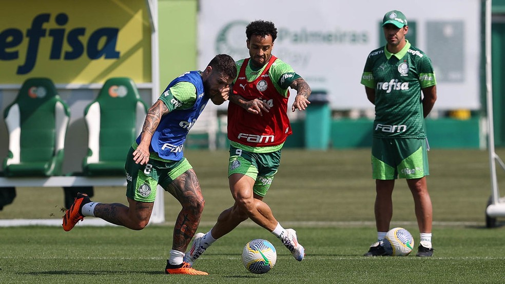 Escalação: Palmeiras finaliza treino e está pronto para enfrentar o São Paulo | palmeiras | ge