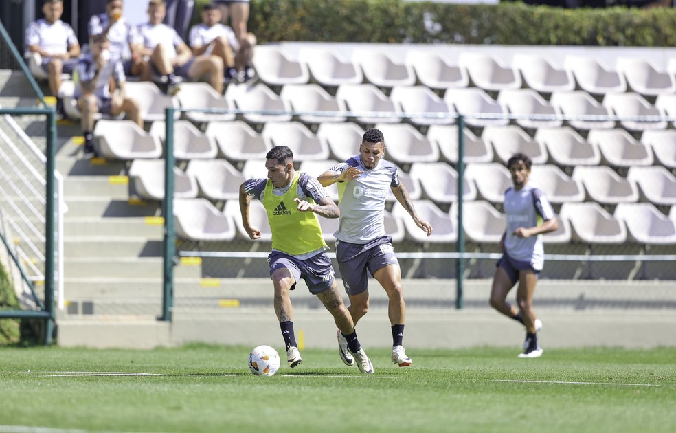 Atlético-MG inicia preparação para encarar o San Lorenzo; Hulk segue fora | atlético-mg | ge