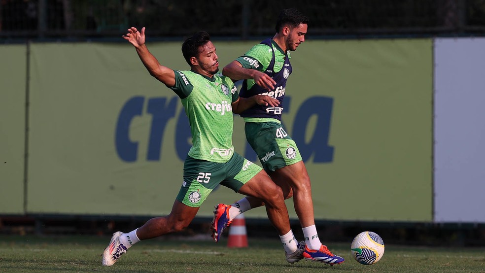 Palmeiras se reapresenta com Gabriel Menino em campo e ainda não deve ter Estêvão de volta | palmeiras | ge