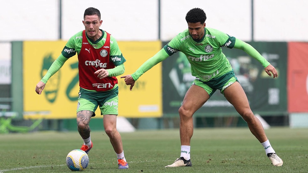 Escalação: Palmeiras faz último treino e deve ter duas mudanças contra o Atlético-MG | palmeiras | ge