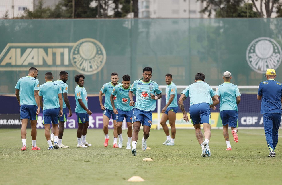 Rodrygo compara CT do Palmeiras ao do Real Madrid: "Tudo que tem lá, tem aqui" | palmeiras | ge