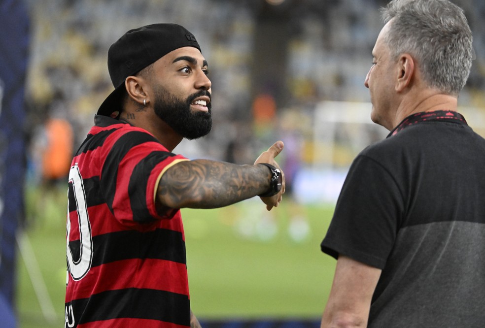 Landim defende oferta de renovação a Gabigol: "Não sei se é o Flamengo que não acredita ou se não é ele" | flamengo | ge