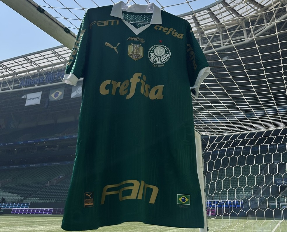 Sem Crefisa, Palmeiras avança em negociações para fazer camisa valer R$ 150 milhões em 2025 | palmeiras | ge