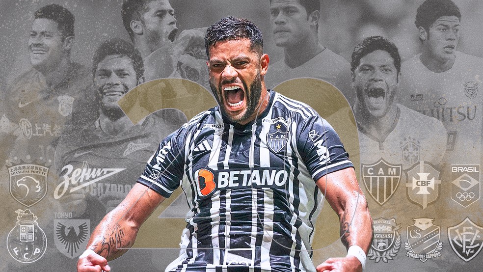 Idolatria no Atlético-MG e status de super-herói no exterior: Hulk completa 20 anos de carreira | atlético-mg | ge