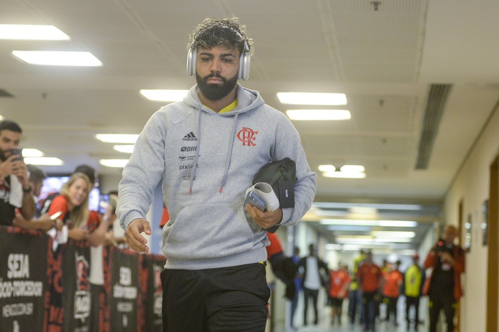 "O que fica é a história. Das brigas, títulos, finais...": Ouça despedida de Gabigol no vestiário do Flamengo | flamengo | ge