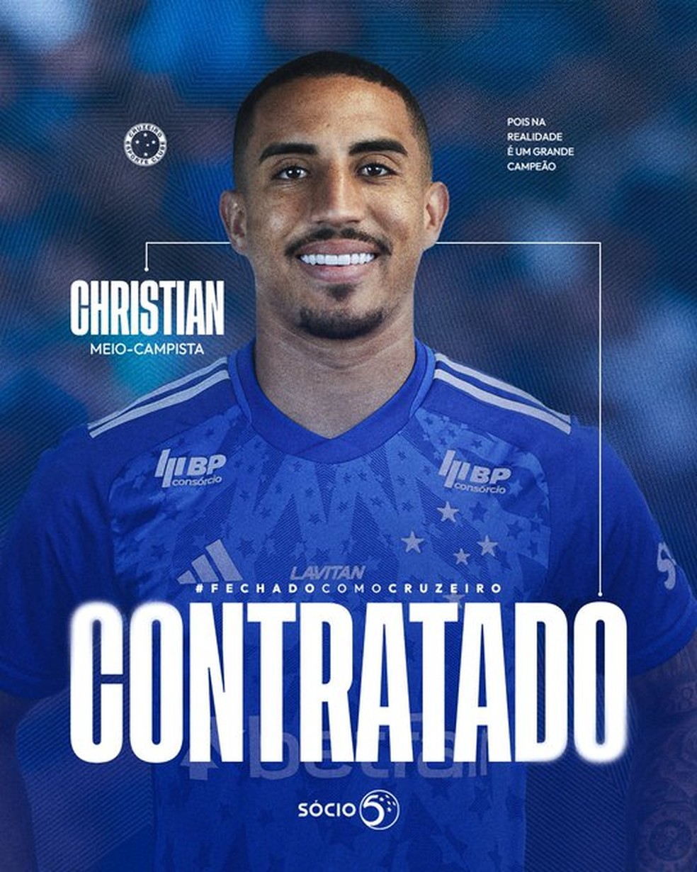 Cruzeiro anuncia contratação de Christian | cruzeiro | ge