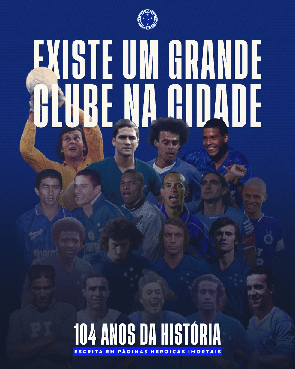 Cruzeiro completa 104 anos com “boom financeiro”, estrelas e reformulação de mais da metade do elenco | cruzeiro | ge