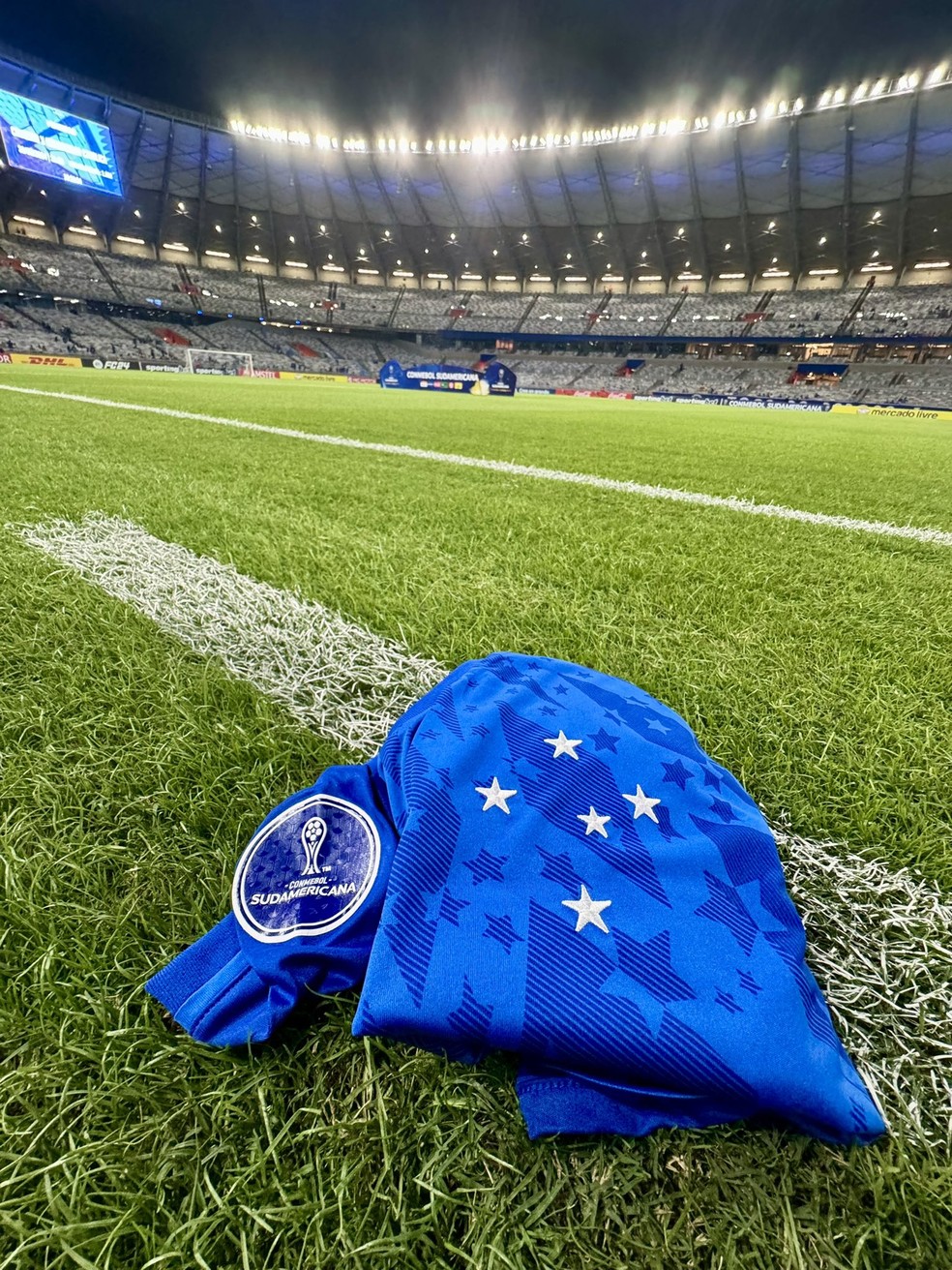 Cruzeiro fecha patrocínios pontuais para a final da Conmebol Sul-Americana | cruzeiro | ge