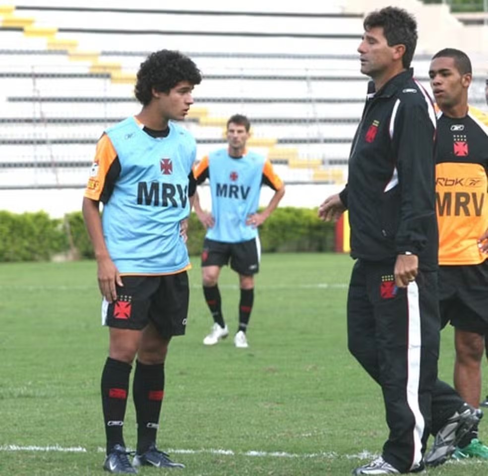 Alvo do Vasco, Renato Gaúcho treinou Coutinho jovem e tem o trabalho mais longo do clube no século | vasco | ge