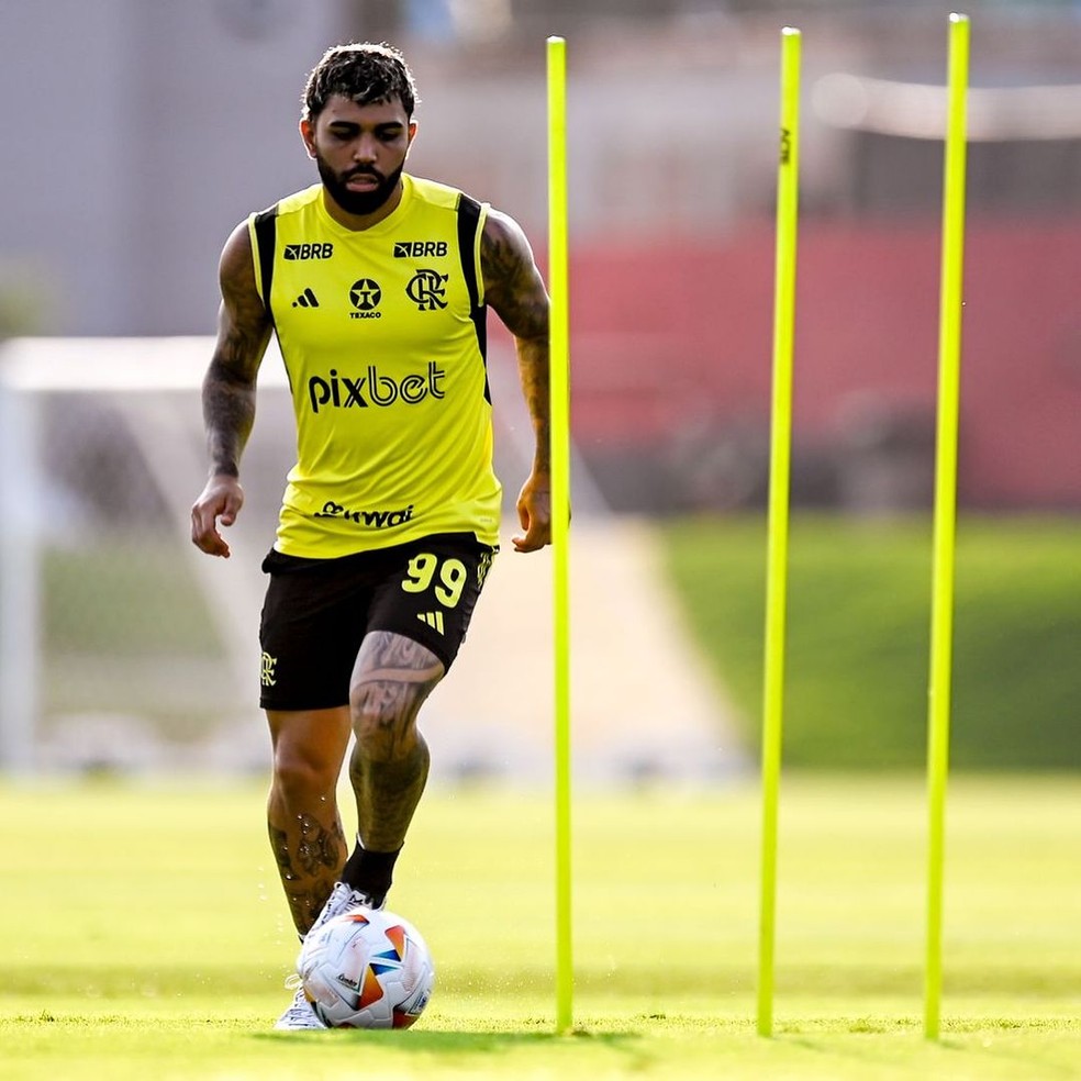 De volta contra o Peñarol, Gabigol é só o 19º jogador mais usado pelo Flamengo na "Era Tite" | flamengo | ge