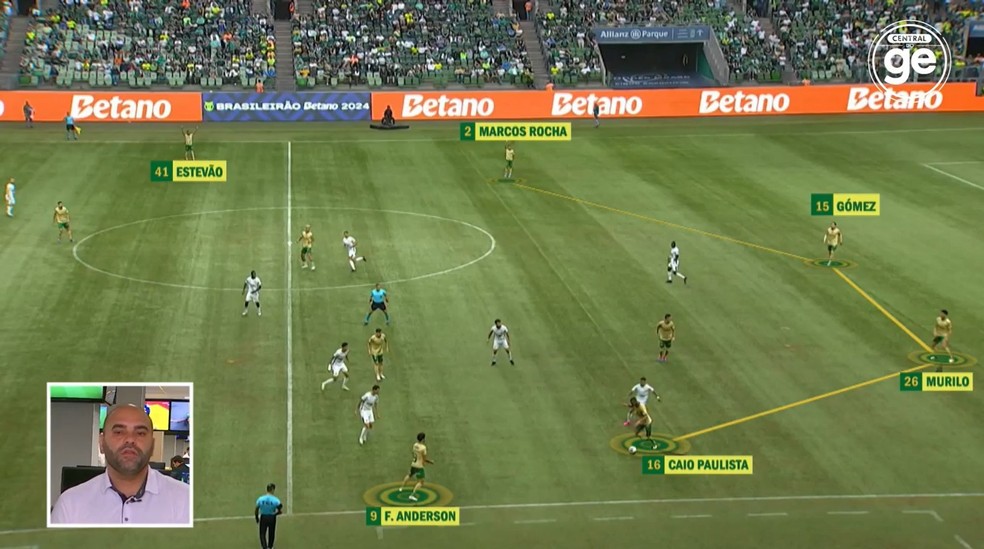 Entenda a mudança tática que Abel implementou na goleada do Palmeiras sobre o Criciúma | palmeiras | ge