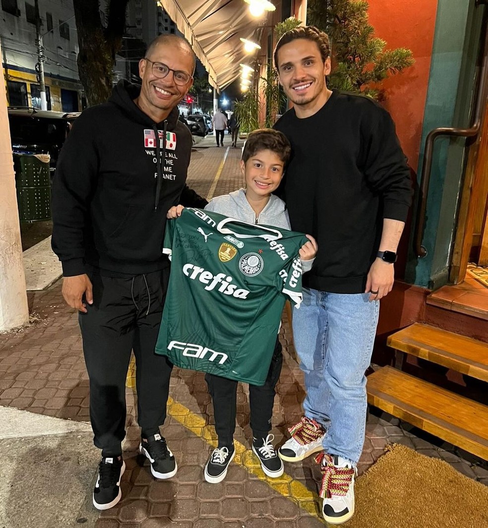 Alex homenageia Veiga pelos 100 gols com a camisa do Palmeiras: "Tornou-se um homem decisivo" | palmeiras | ge