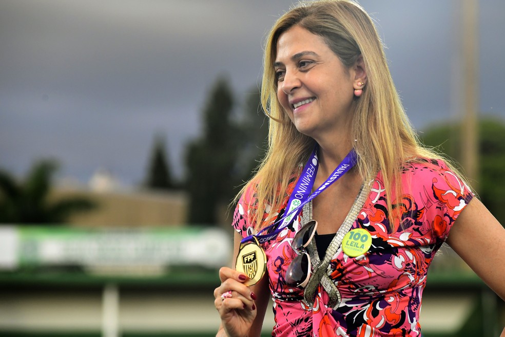 Leila Pereira é reeleita presidente do Palmeiras por mais três anos | palmeiras | ge