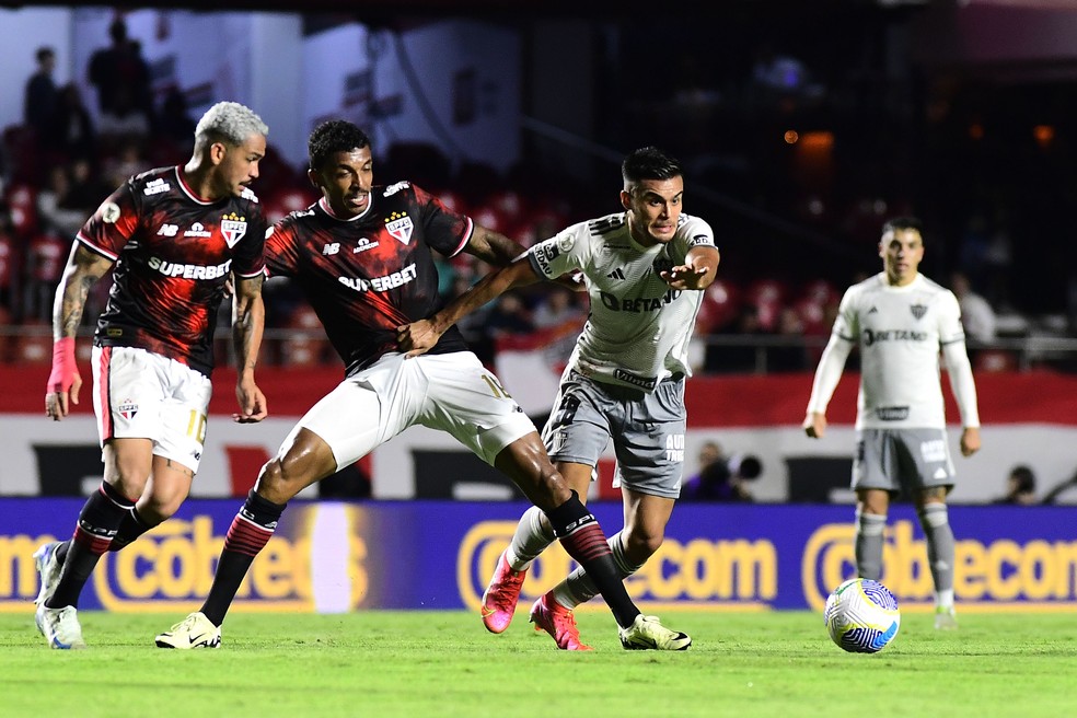 Atuações do Atlético-MG: Paulinho desencanta, mas defesa vacila em empate com o São Paulo | atlético-mg | ge