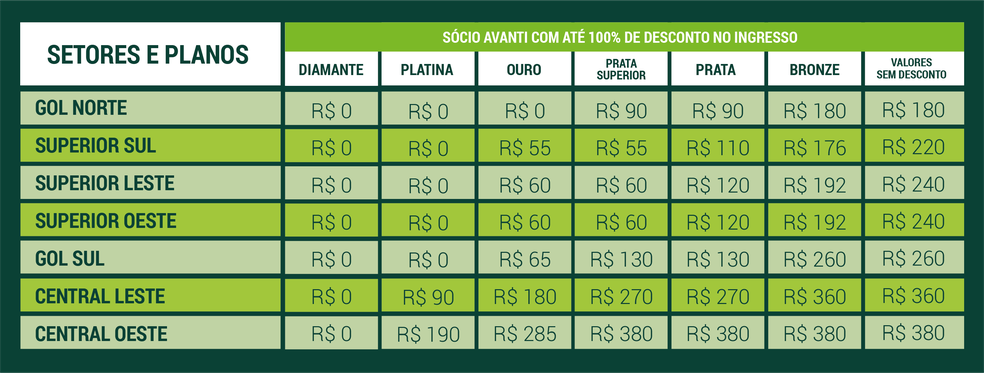 Palmeiras terá setor Gol Norte adaptado em "final" com Botafogo: veja preços dos ingressos | palmeiras | ge