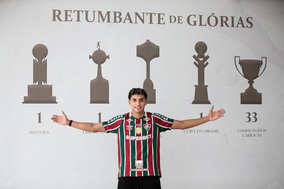 Gabriel Fuentes é apresentado pelo Fluminense: "Quando recebi a notícia do acerto, praticamente não dormi" | fluminense | ge