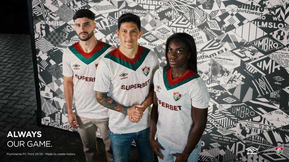 Fluminense divulga terceiro uniforme para temporada 2024 | fluminense | ge