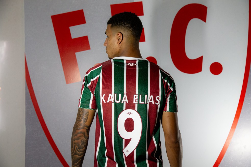 Kauã Elias assume a camisa 9 do Fluminense | fluminense | ge