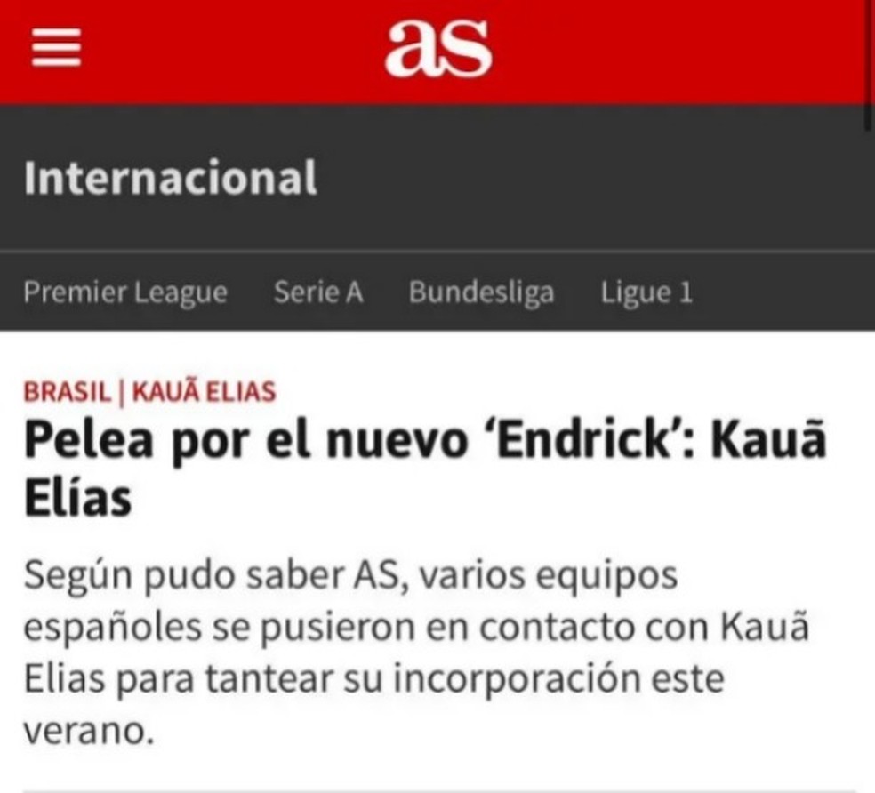 Jornal espanhol compara Kauã Elias, do Fluminense, com Endrick e revela procura do futebol europeu | fluminense | ge