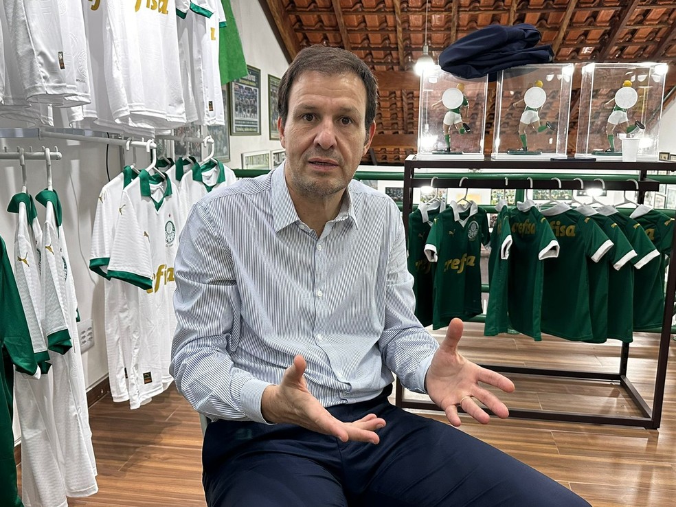 Opositor de Leila diz que Palmeiras não pode ter dono: "Estamos enredados pela atual gestão" | palmeiras | ge