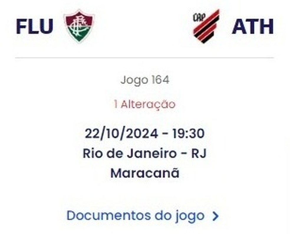 CBF marca jogo atrasado entre Fluminense e Athletico-PR para 22 de outubro | fluminense | ge