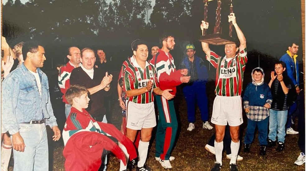 Antes de ser técnico, Mano Menezes foi zagueiro xerifão do Fluminense... de Mato Leitão | fluminense | ge