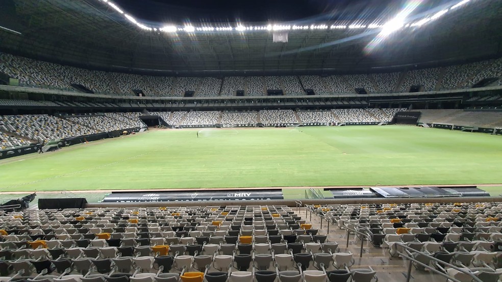 Acústica, gramado, brigas... Atlético-MG acumula problemas na Arena MRV desde a inauguração | atlético-mg | ge