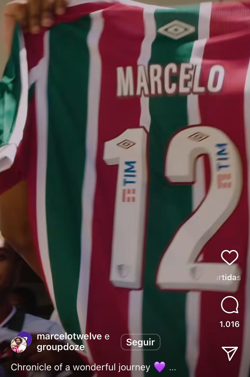 Marcelo posta vídeo com grandes momentos no Fluminense: "Crônica de uma viagem maravilhosa" | fluminense | ge