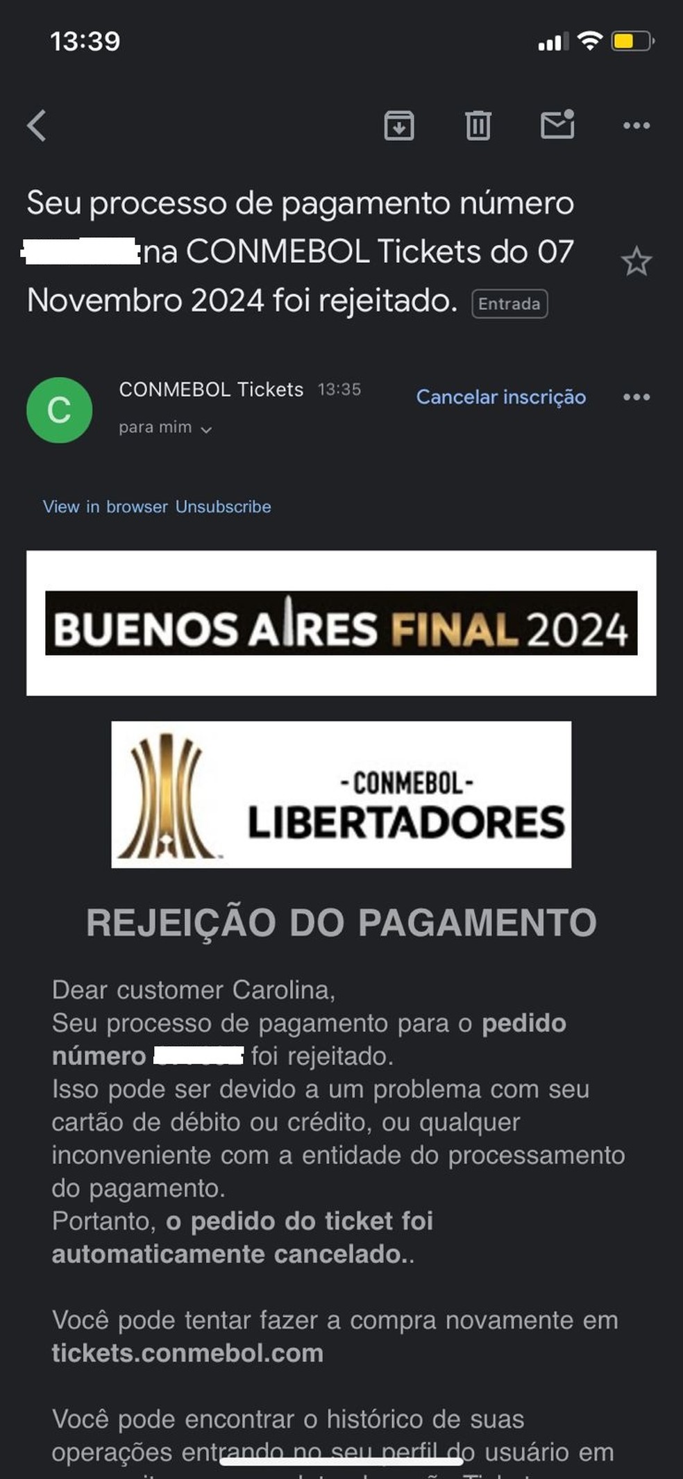 Libertadores: torcedores do Atlético-MG reclamam de instabilidade em compra de ingressos para a final | atlético-mg | ge