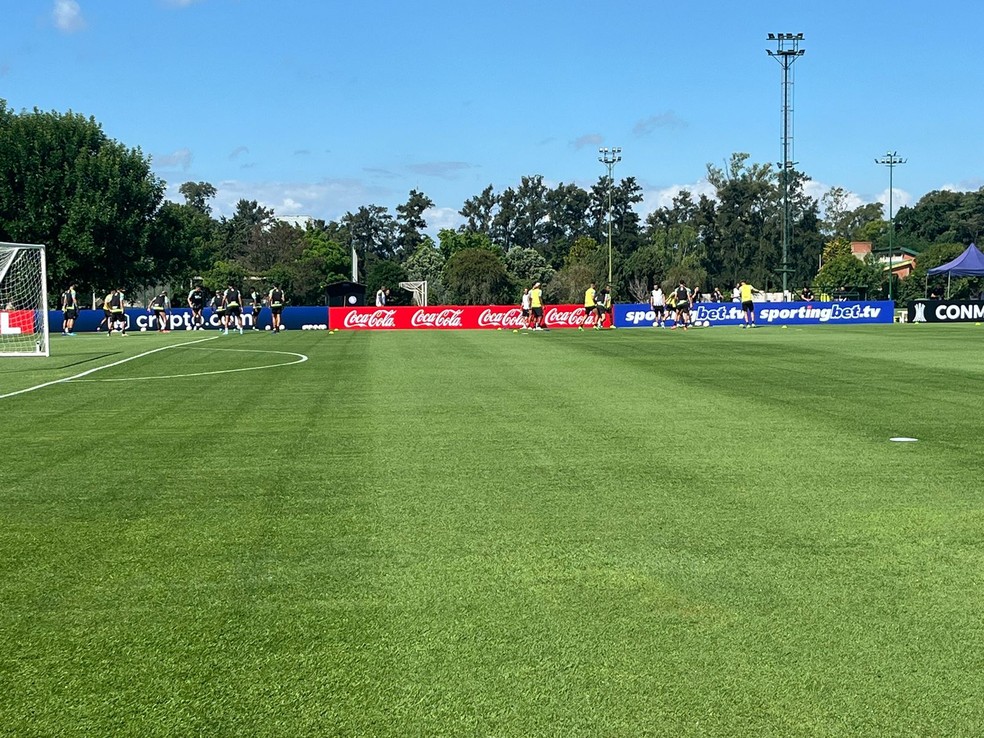 Titulares do Botafogo são preservados de treino em Buenos Aires | botafogo | ge