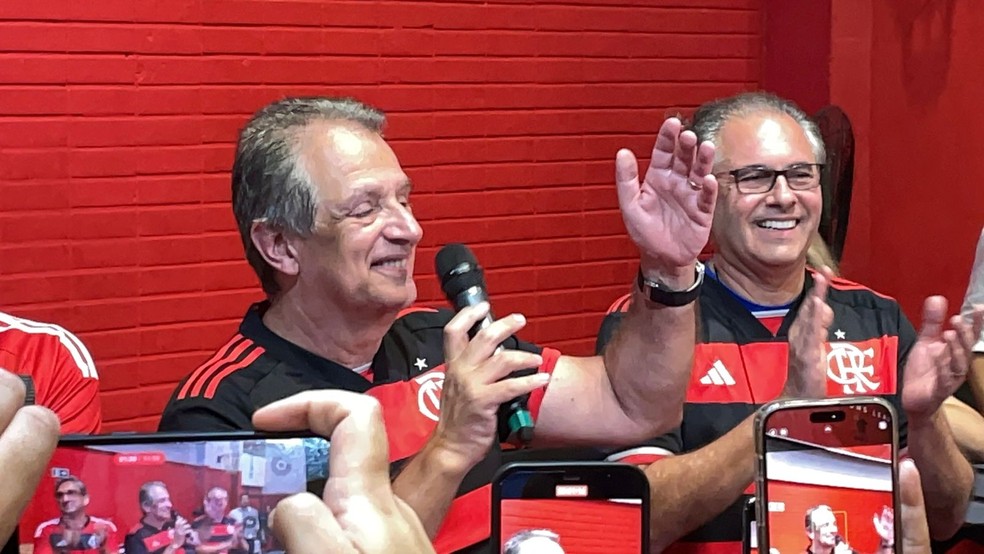 Reunião com CEO e foco na eleição do Conselho Deliberativo: a 1ª semana do grupo de Bap no Flamengo | flamengo | ge