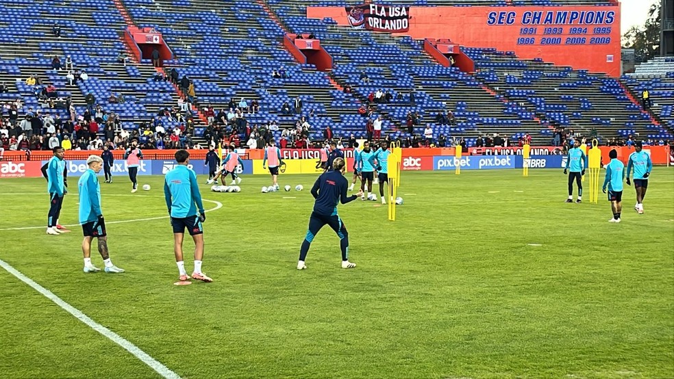 Flamengo encerra preparação para amistoso contra o São Paulo; veja provável time | flamengo | ge