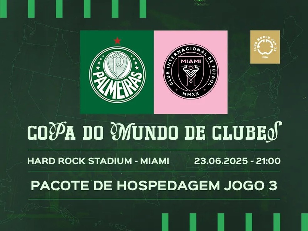 Palmeiras vende pacotes de viagem para o Mundial 2025; veja valores | palmeiras | ge